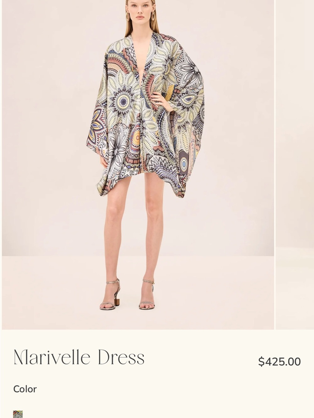Alexis Multicolor Marivelle Mini Dress
